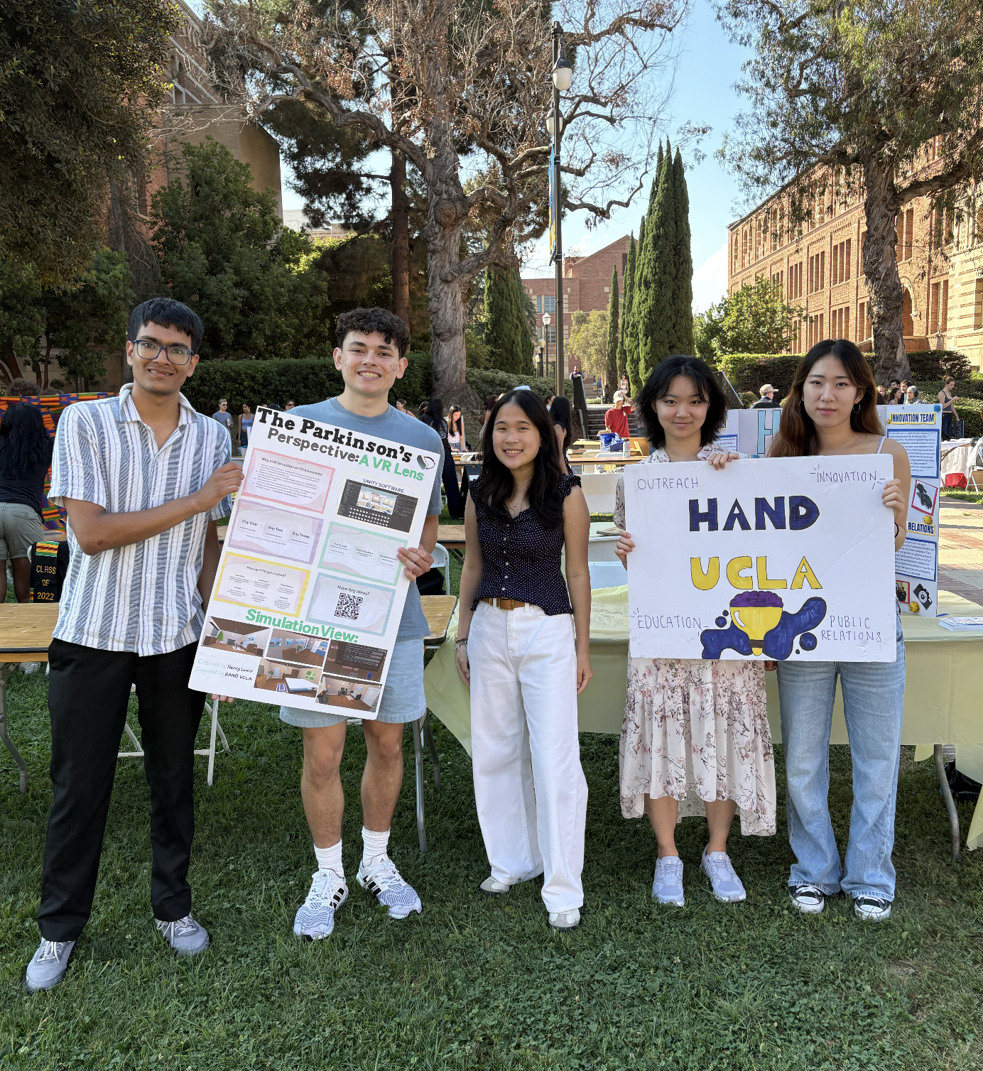 HAND Members at Campus Tabling Event 2024-2025