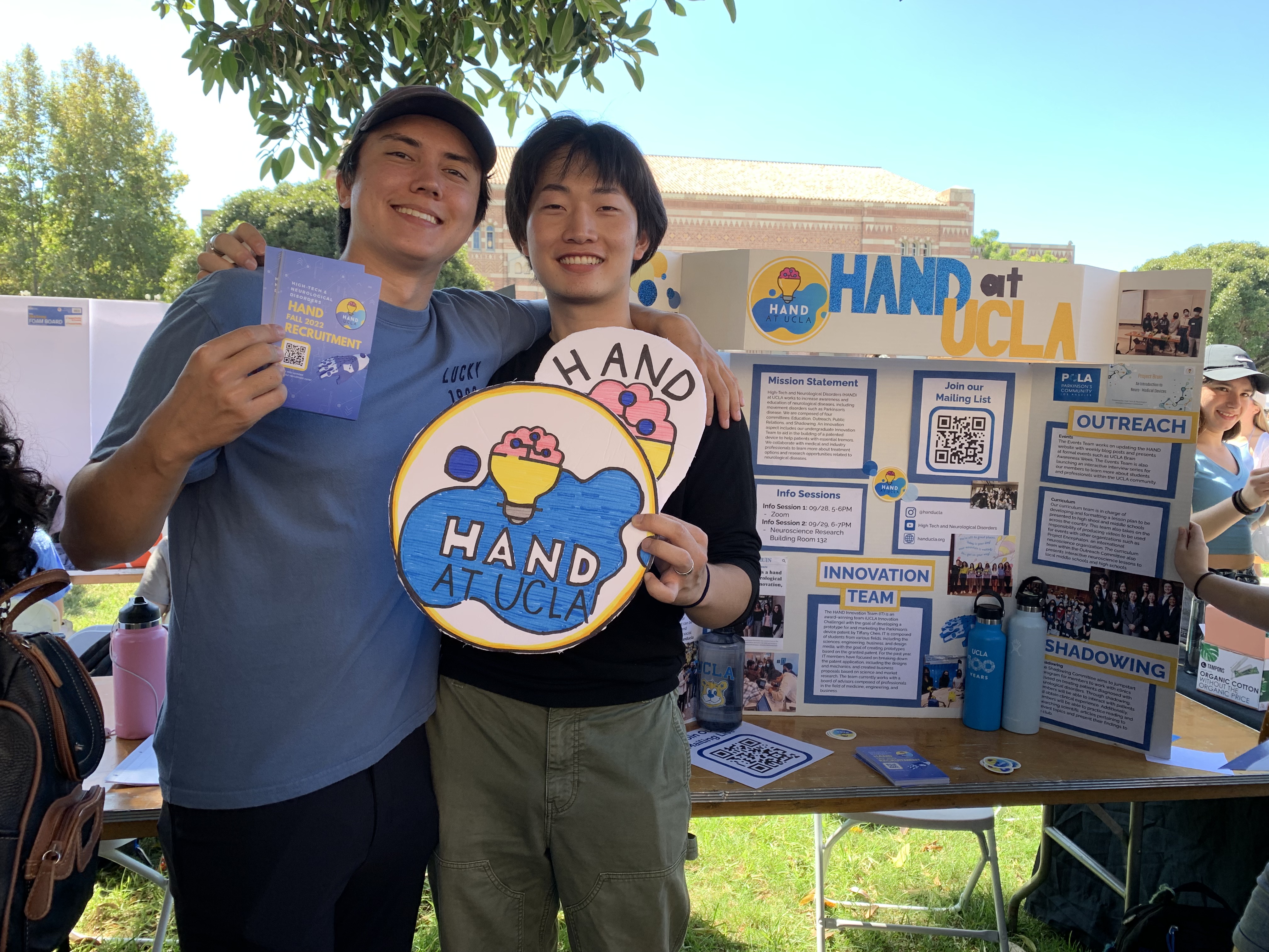 HAND Members at Campus Tabling Event