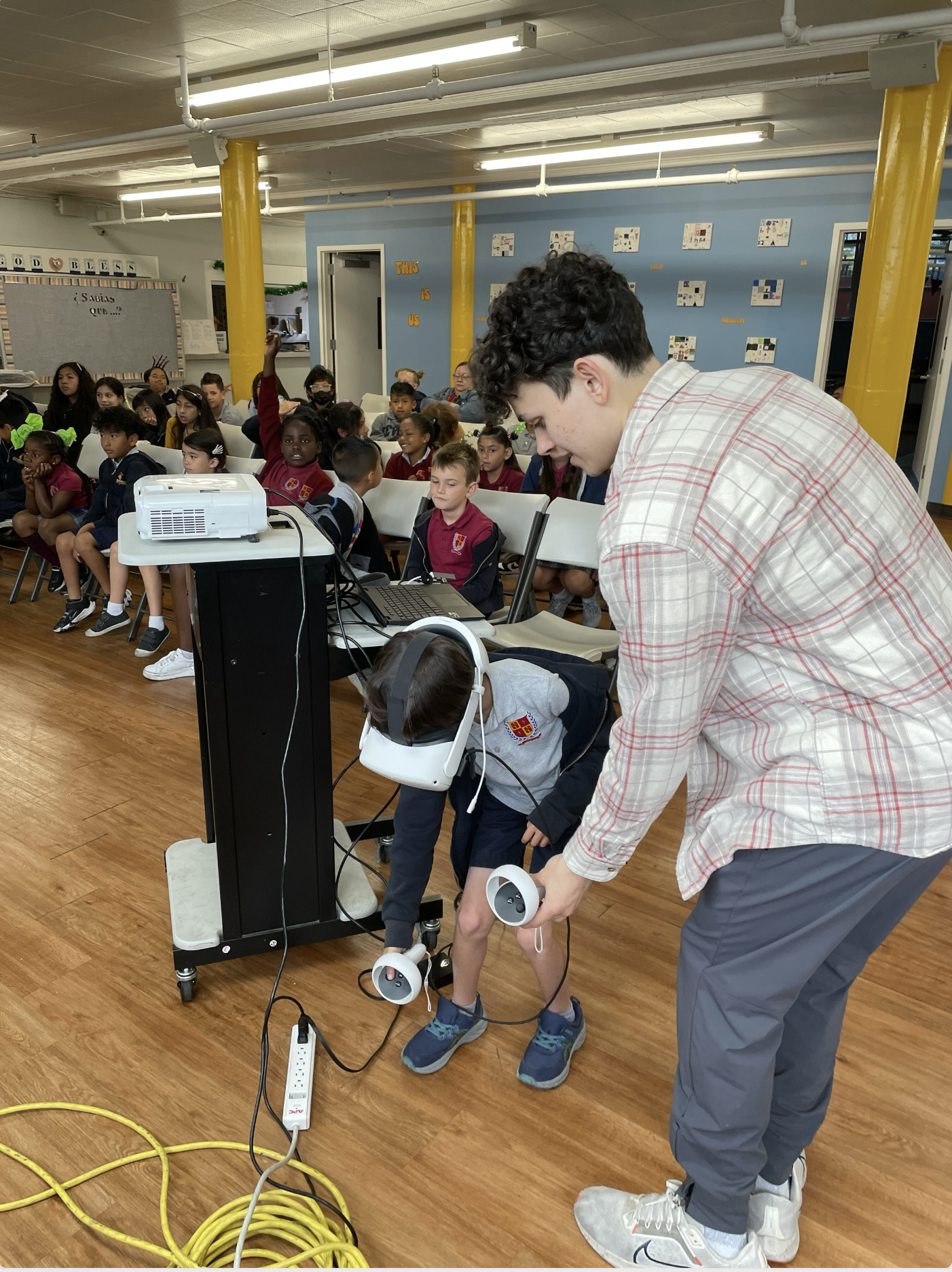VR Presentation at St. Sebastian School